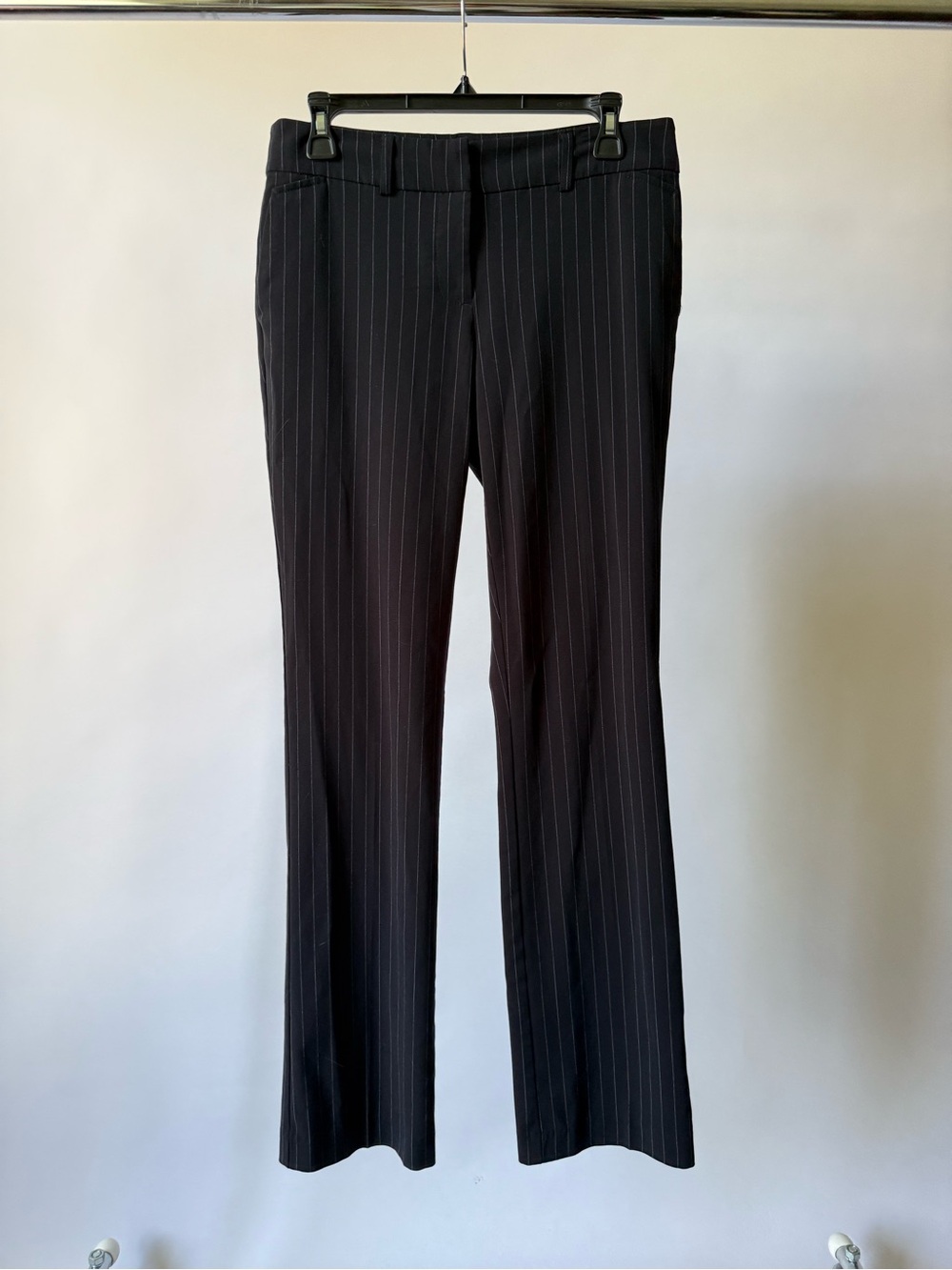 Navy Pinstripe Dress Pants